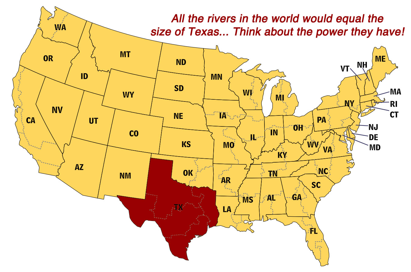 Map of US & Texas.