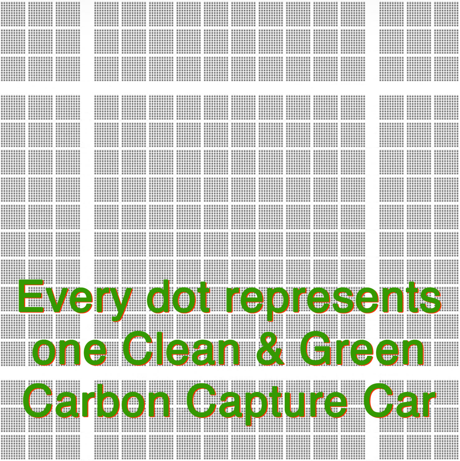 Every dot represents one Carbon Negative Vehicle sucking CO2 out of the atmosphere 24/7/365 all over the world.